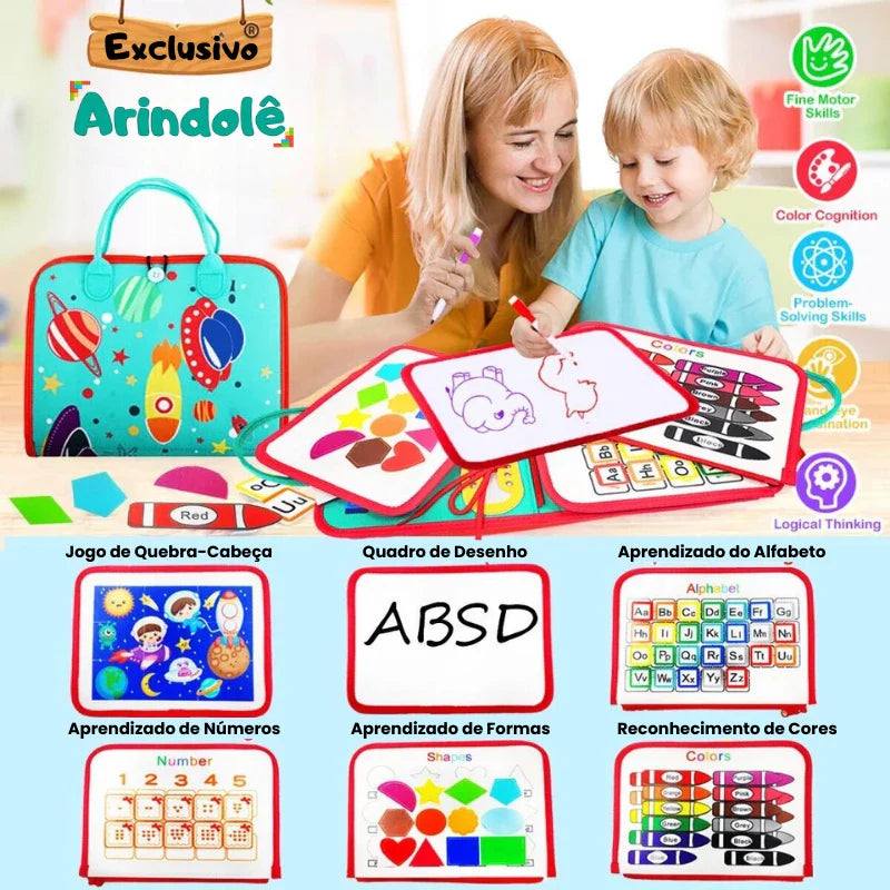 Brinquedo Montessori Sensorial para Desenvolvimento Infantil