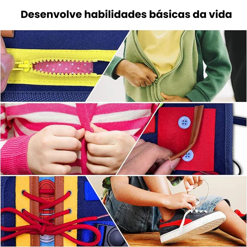 Brinquedo Montessori Sensorial para Desenvolvimento Infantil