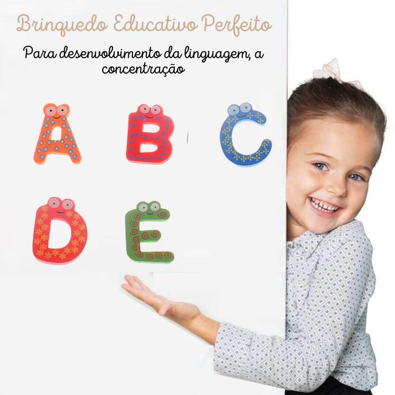 Alfabeto com Ímã Montessori