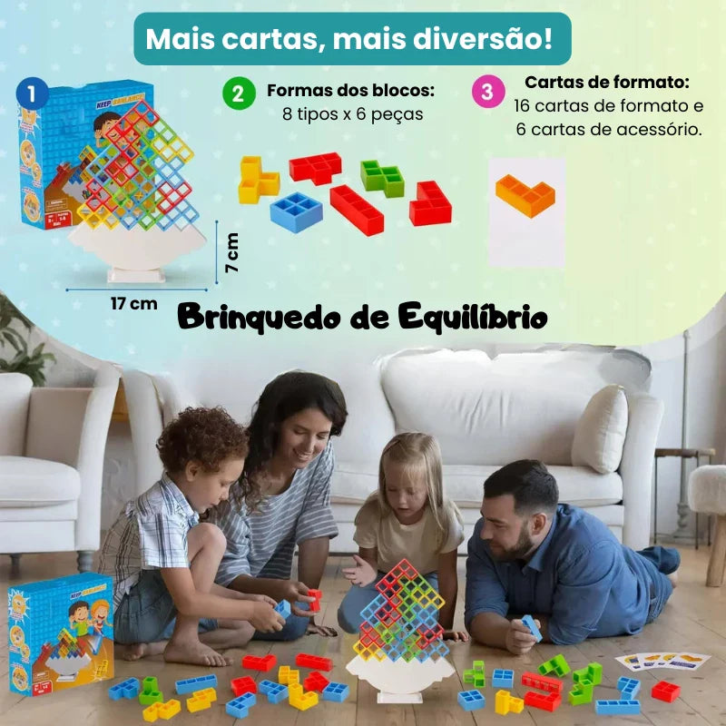 Brinquedo Educativo Jogo de Equilíbrio e Diversão para Crianças