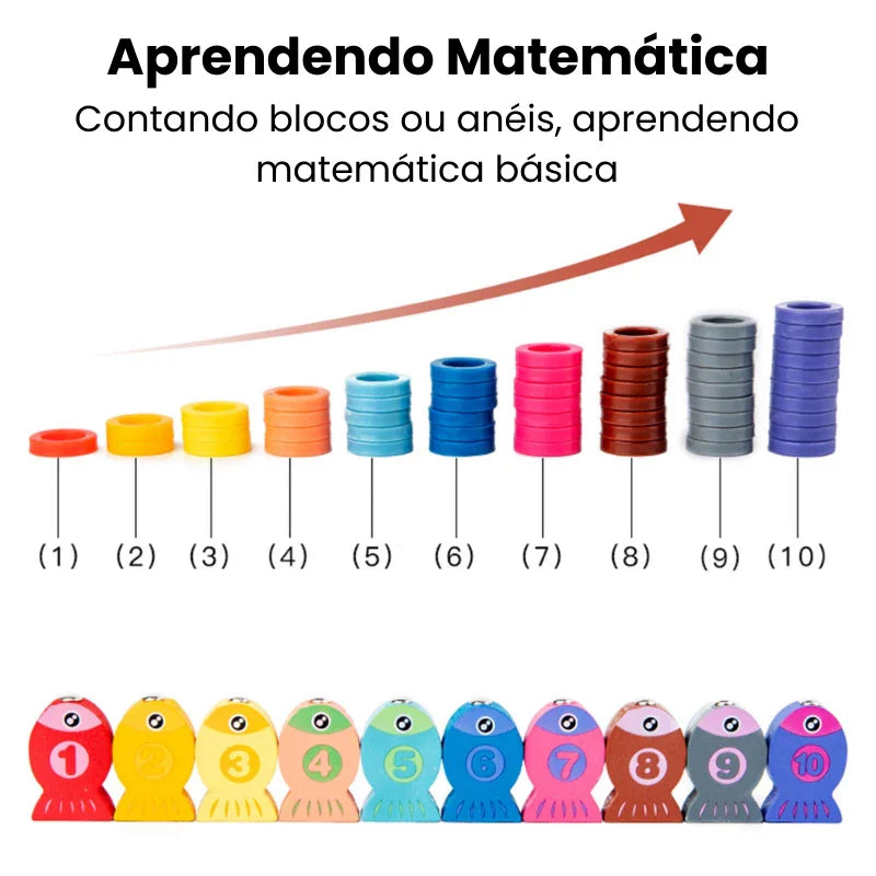 Brinquedo de Madeira Montessori Jogos Educativos