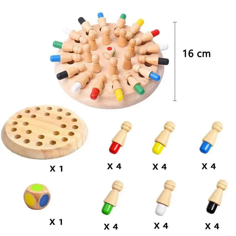 Brinquedo Montessori - Jogo Educativo de Cores