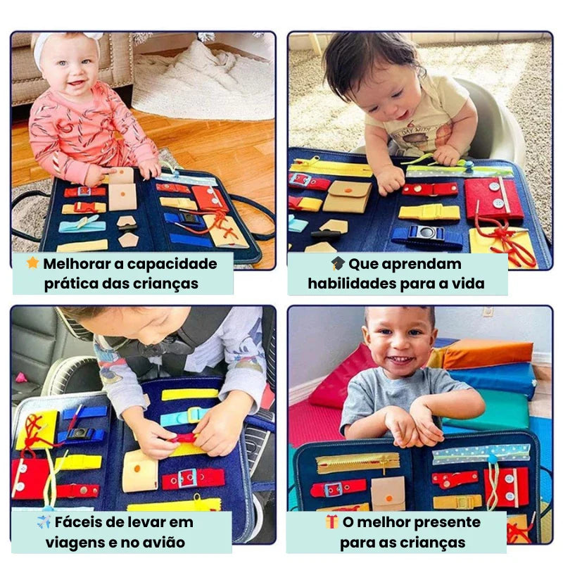 Brinquedo Montessori Sensorial para Desenvolvimento Infantil