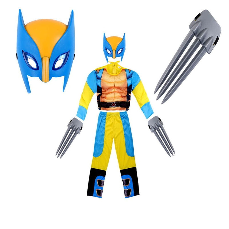 Fantasia Wolverine Infantil com Enchimento